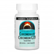 ChromeMate® Chromium GTF 200 mcg, Yeast Free - 240 tabs (Пошкоджена банка)