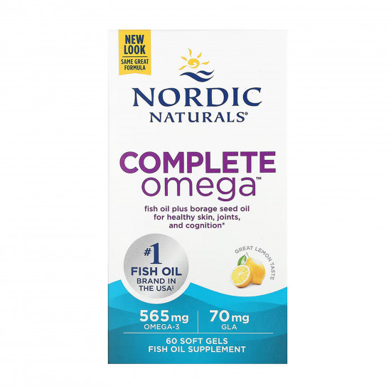 Nordic Naturals Complete Omega - 60 softgels 2023-10-5950 Nordic Naturals Complete Omega - 60 softgels 2023-10-5950