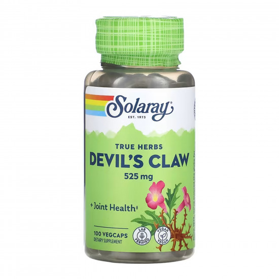 Solaray Devil's Claw Root 525mg - 100 vcaps 2023-10-6966