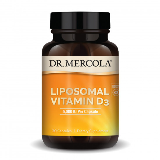 Dr. Mercola Liposomal Vitamin D3 5000 IU - 30 caps (До 08.26) 2024-11-0514