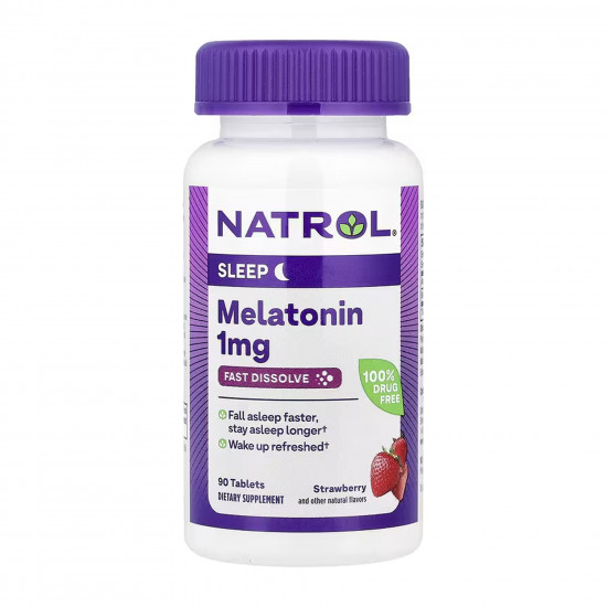 NATROL Melatonin 1mg - 90 tabs 100-20-6712531-20 NATROL Melatonin 1mg - 90 tabs 100-20-6712531-20