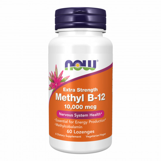 Now Foods Methyl B-12 10000mcg - 60 lozenges 100-99-7519639-20
