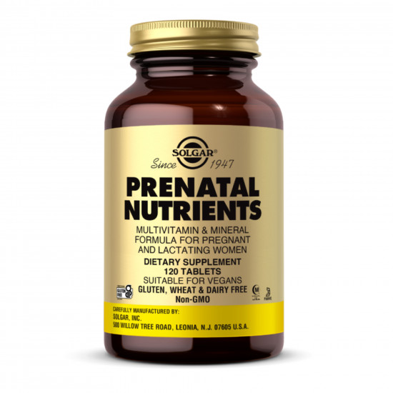 Solgar Prenatal Nutrients - 120 tabs 100-57-2969478-20