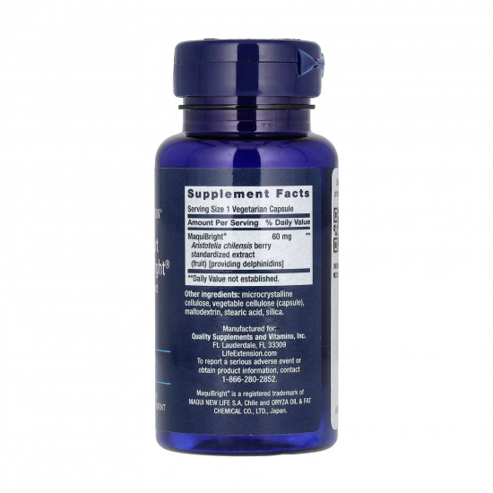 Life Extension Tear Support with MaquiBright 60 mg - 30 vcaps 2023-10-3220