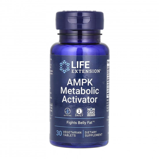 Life Extension AMPK Metabolic Activator - 30 tabs (Пошкоджена банка) 2023-10-7988