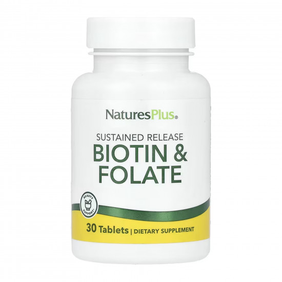 Nature's Plus Biotin & Folate - 30 tabs 2023-10-6825