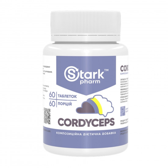 Stark Pharm Cordyceps 500mg - 60 caps (До 11.26) 2024-11-0243