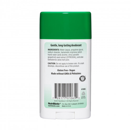 Nutribiotic Deodorant - 75g Unscented 2023-10-3512