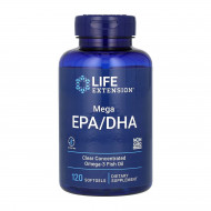 Mega EPA/DHA Omega-3 Fish Oil - 120 softgels (До 09.26)