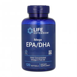 Mega EPA/DHA Omega-3 Fish Oil - 120 softgels (До 09.26)