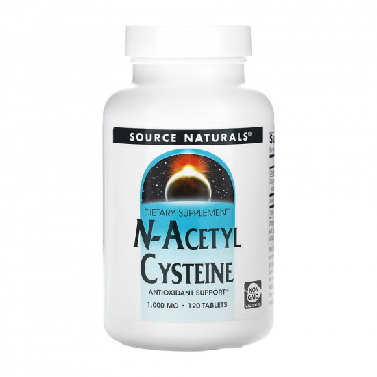 Source Naturals N-Acetyl Cysteine 1000mg - 120 tabs (До 04.26) 2023-10-7818