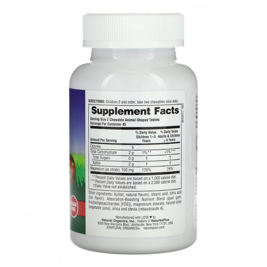 Nature's Plus Mag Kidz Chewable - 90 tabs 2022-10-2848