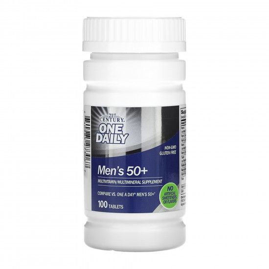 21st Century One Daily Men's 50+ - 100 tabs 100-68-7714122-20