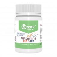 Vitamin D3 & K2 - 120 tabs (Повреждена крышка)