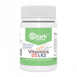 Vitamin D3 & K2 - 120 tabs (Пошкоджена кришка)