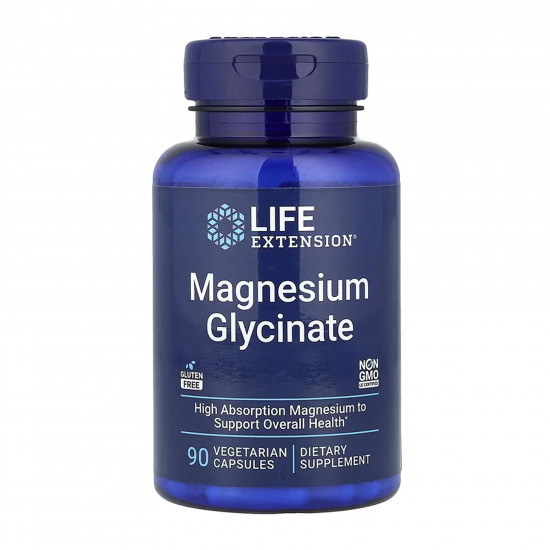 Life Extension Magnesium Glycinate - 90 vcaps 2023-10-5455 Life Extension Magnesium Glycinate - 90 vcaps 2023-10-5455
