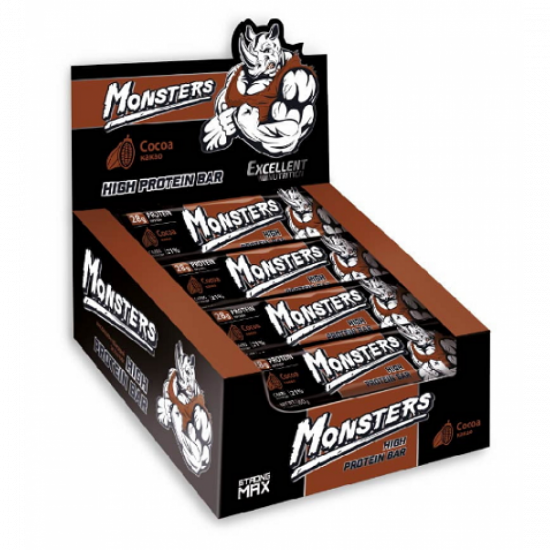 Monsters Strong Max - 80g x 20шт Cocoa 100-76-8914391-20 Monsters Strong Max - 80g x 20шт Cocoa 100-76-8914391-20