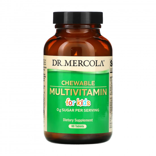 Dr. Mercola Chewable Multivitamin for Kids - 60 tabs 2023-10-5543 Dr. Mercola Chewable Multivitamin for Kids - 60 tabs 2023-10-5543