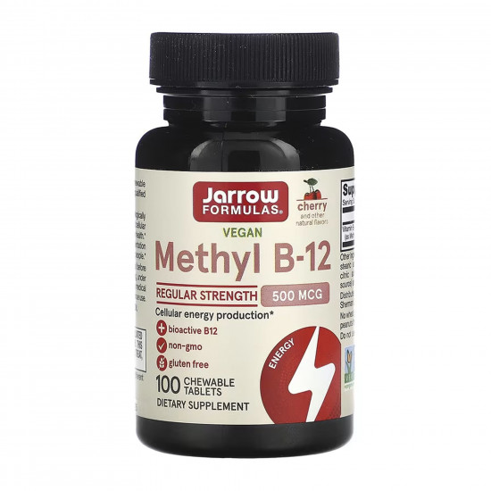 Jarrow Formulas Methyl B-12 Methylcobalamin 500 mcg - 100 tabs 2023-10-6200 Jarrow Formulas Methyl B-12 Methylcobalamin 500 mcg - 100 tabs 2023-10-6200