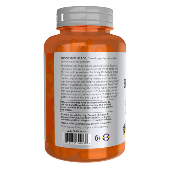Now Foods Branch-Chain Amino - 120 vcaps 2022-10-2537