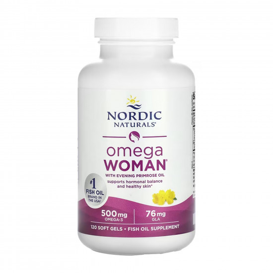 Nordic Naturals Omega Woman - 120 softgels 2023-10-5952
