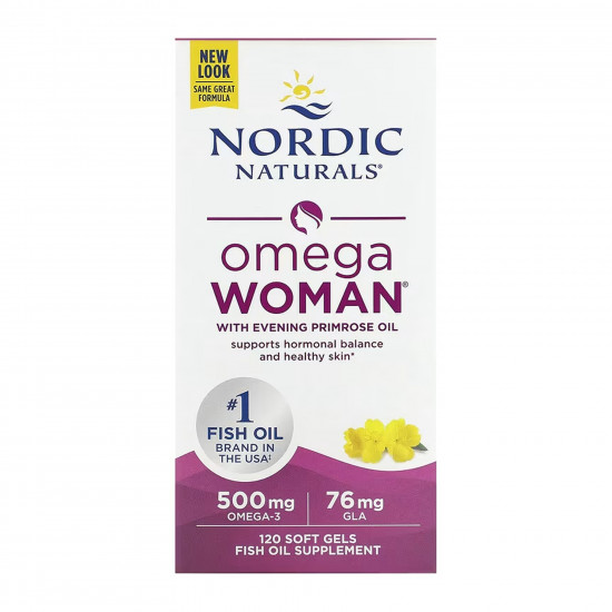 Nordic Naturals Omega Woman - 120 softgels 2023-10-5952 Nordic Naturals Omega Woman - 120 softgels 2023-10-5952