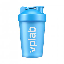 Shaker with blender ball - 500ml Cyan