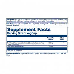Tart Cherry & Celery Seed 620mg - 60 caps