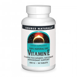 Vitamin E 400 IU D-Alpha Tocopherol - 50 tabs