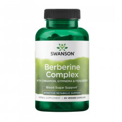 Berberine Complex with Cinnamon Gymnema & Fenugreek - 90 vcaps