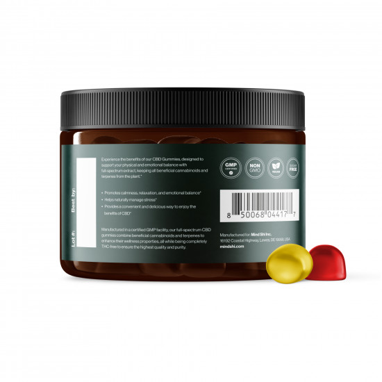 Mind Shi CBD Gummies Full Spectrum 750 mg Cherry & Banana - 30 gummies 2023-10-6348