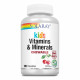 Solaray Kids Vitamins & Minerals - 120 chewables Black Cherry (Пошкоджена банка) 2023-10-7822