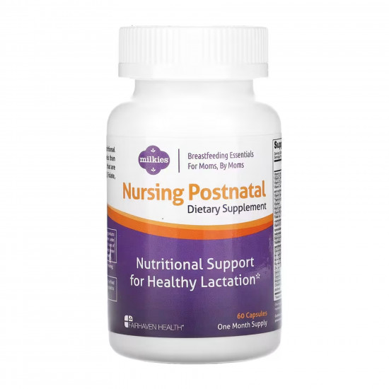 Milkies Nursing Postnatal Breastfeeding Multivitamin - 60 caps Milkies Nursing Postnatal Breastfeeding Multivitamin - 60 caps