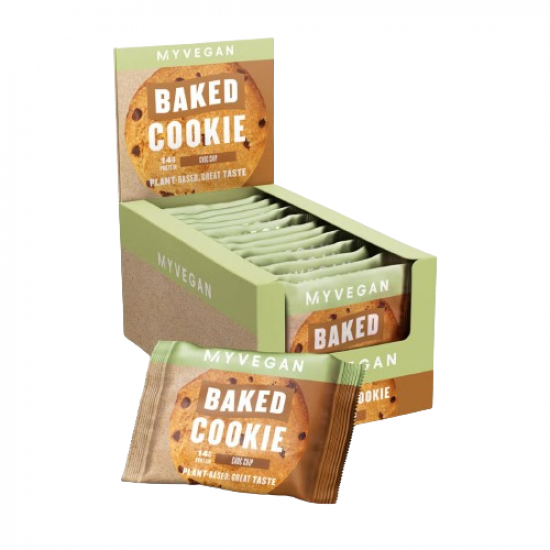 Myprotein Myvegan Baked Cookie - 12x75g Choc Chip 2022-10-1750 Myprotein Myvegan Baked Cookie - 12x75g Choc Chip 2022-10-1750