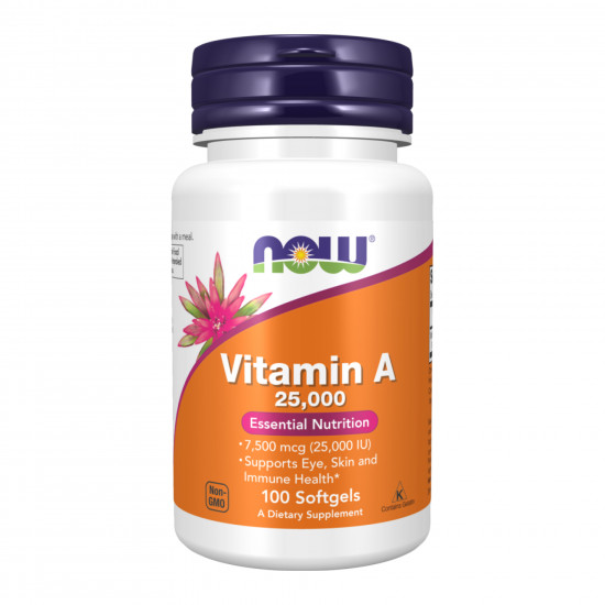 Now Foods A 25000 IU - 100 sgels 2022-10-0659 Now Foods A 25000 IU - 100 sgels 2022-10-0659