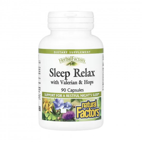 Natural Factors Sleep Relax - 90 caps 2023-10-6546
