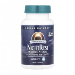 Sleep Science® NightRest™ with Melatonin - 50 tabs