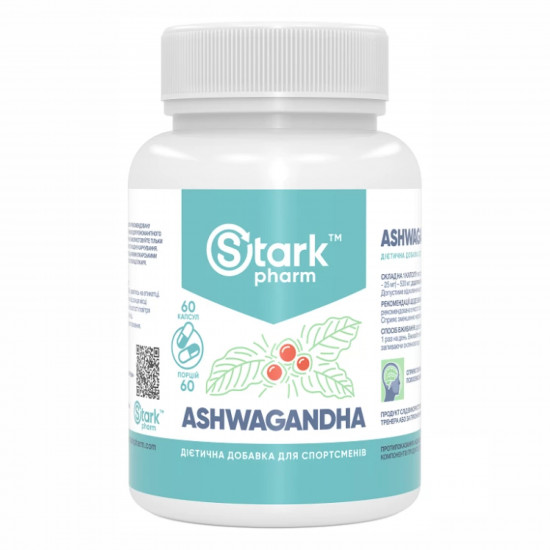 Stark Pharm Ashwagandha 500mg - 60 caps 2022-10-0514 Stark Pharm Ashwagandha 500mg - 60 caps 2022-10-0514