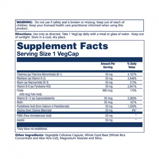 Solaray Vitamin B-Complex 50mg - 50 vcaps 2023-10-3151