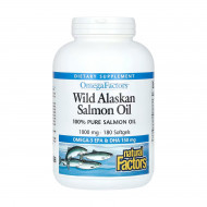 Wild Alaskan Salmon Oil 1000mg - 180 softgels