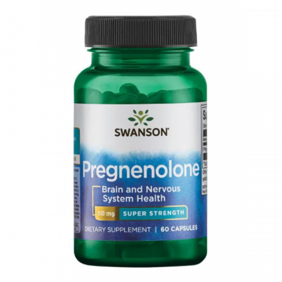 Swanson Pregnenolone 50mg - 60caps 100-97-1809545-20