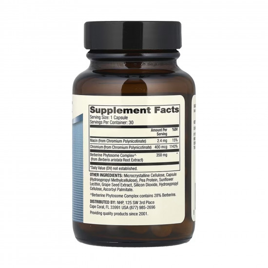 Dr. Mercola BIOTHIN® Berberine with Chromium - 30 caps 2023-10-5546