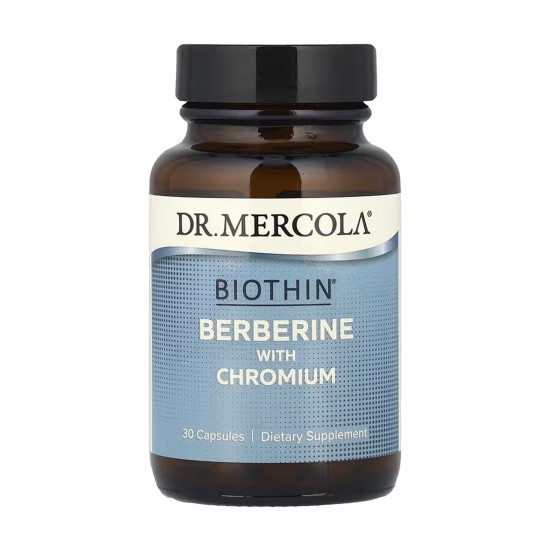 Dr. Mercola BIOTHIN® Berberine with Chromium - 30 caps 2023-10-5546 Dr. Mercola BIOTHIN® Berberine with Chromium - 30 caps 2023-10-5546