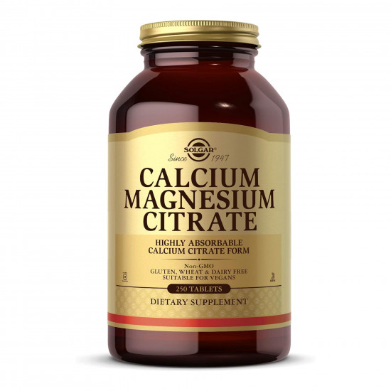 Solgar Calcium Magnesium Citrate - 250 tabs 2023-10-6350 Solgar Calcium Magnesium Citrate - 250 tabs 2023-10-6350