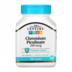 Chromium Picolinate 200 mcg - 100 tabs
