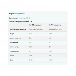 Baked Cookie - 12x75g Chocolate