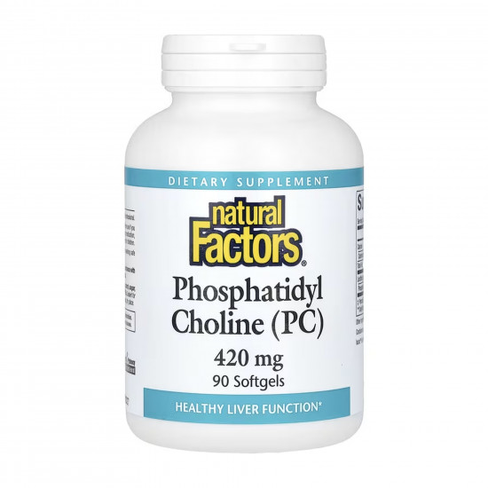 Natural Factors Phosphatidyl Choline (PC) 420mg - 90 softgels 2023-10-5747