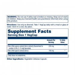 Vitex Chaste Berry Extract 225mg - 60 vcaps