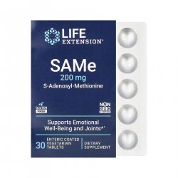 SAMe 200mg - 30 enteric-coated vegetarian tabs