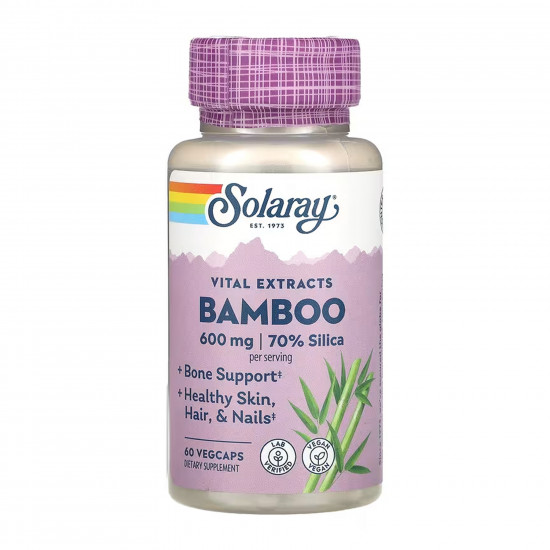 Solaray Bamboo Stem Extract 300mg - 60 vcaps 2023-10-6731